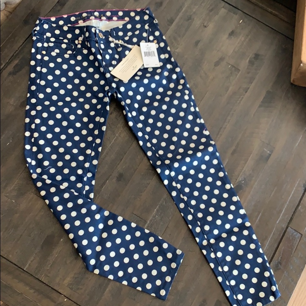Kate Spade ♠️ Brooke Street Polka Dot Capris